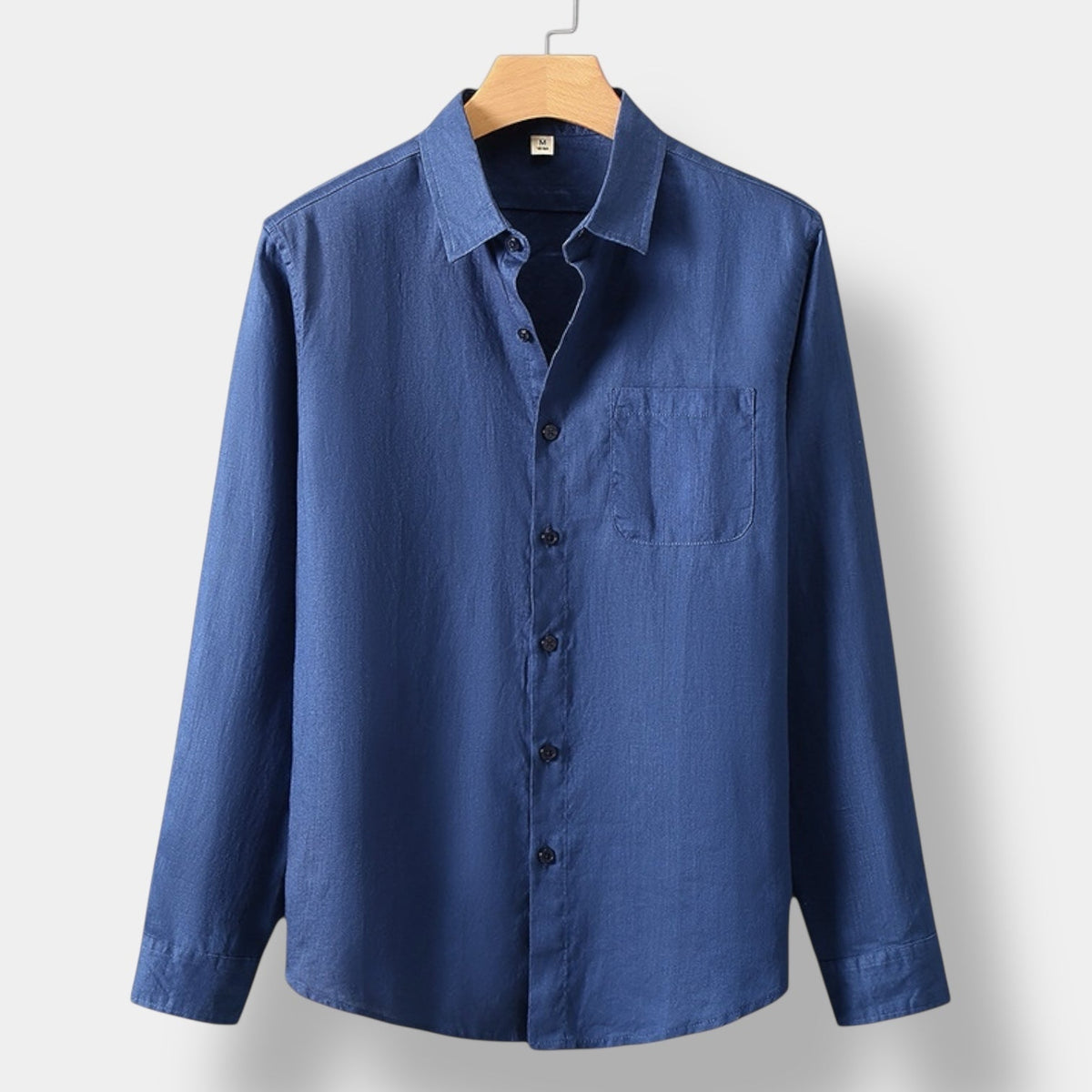 CAMISA DE MANGA LARGA DE LINO