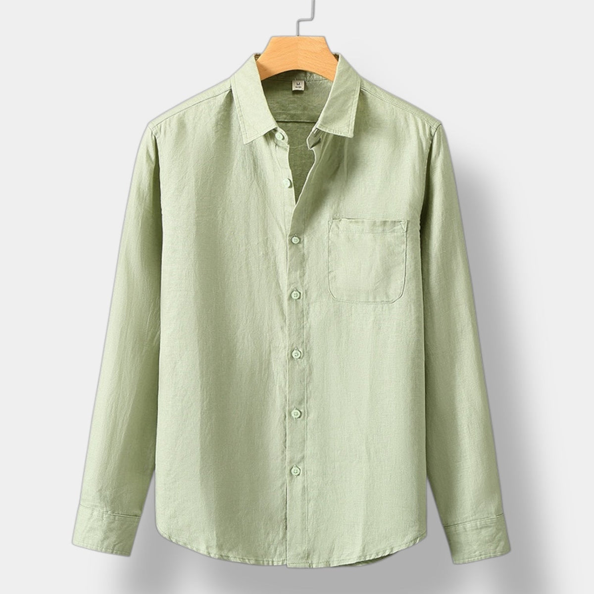 CAMISA DE MANGA LARGA DE LINO