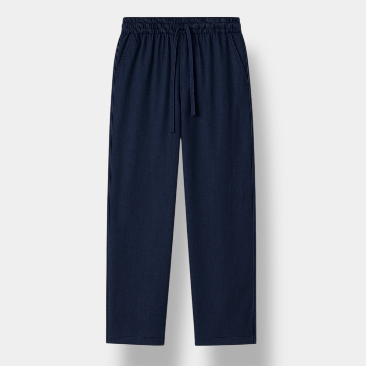 Pantaloni in lino dalla vestibilità rilassata