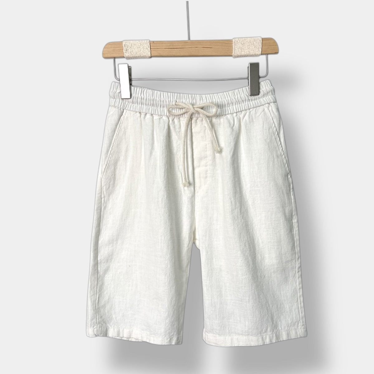 Relaxed Fit Linen Short