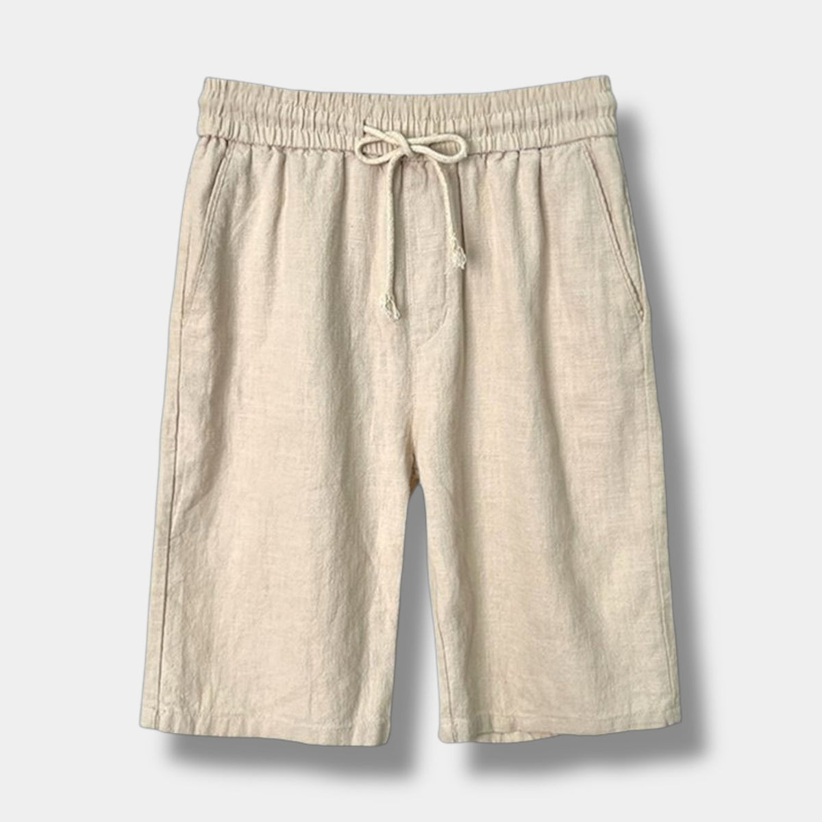 Relaxed Fit Linen Short