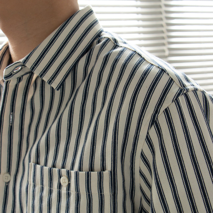 Camisa de manga larga a rayas