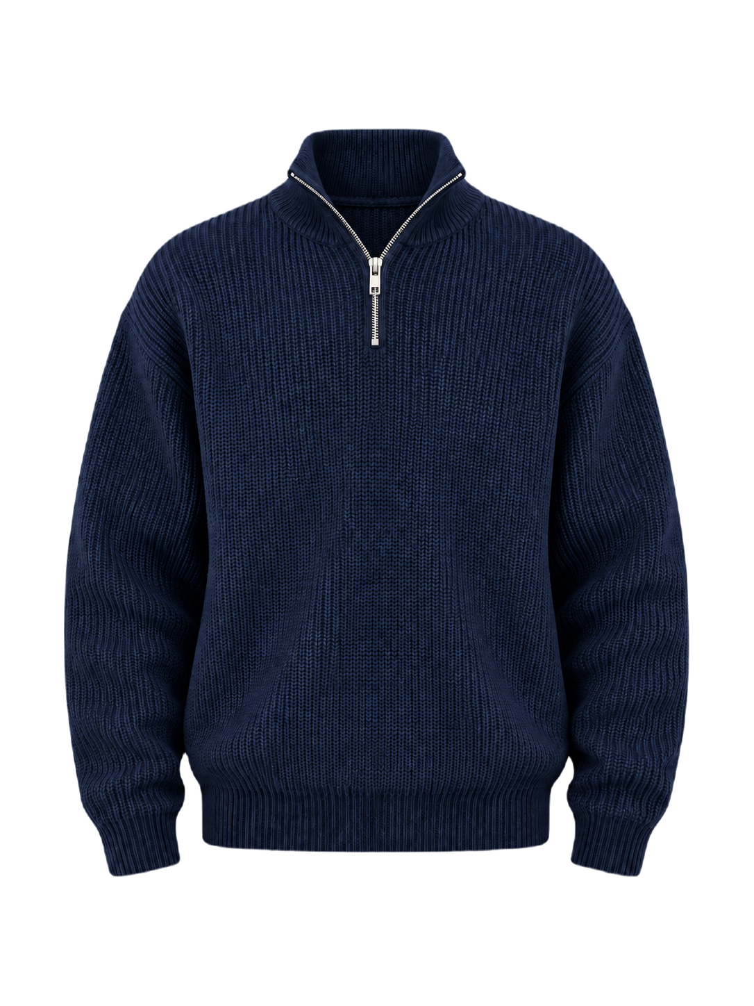 Half-Zip Sweater Navy Blue
